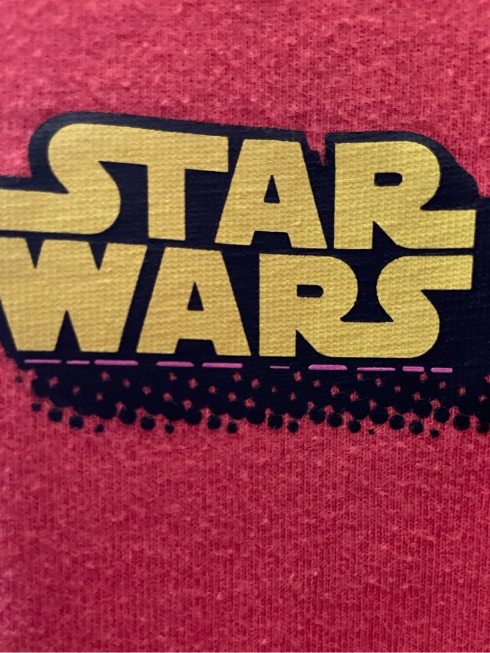 Amazing Retro Orange Tetsu Nishiyama Star Wars graphic tee size L